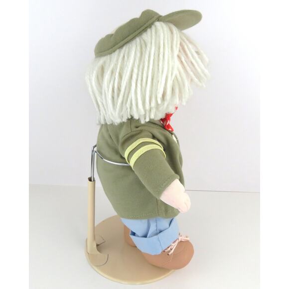 1984 Bumpkin Bunkies Gramps Plush Doll by Fabrizio w/ Stand George Good 12" - Picture 3 of 12